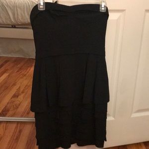 BCBG Black  Strapless Dress Size 6
